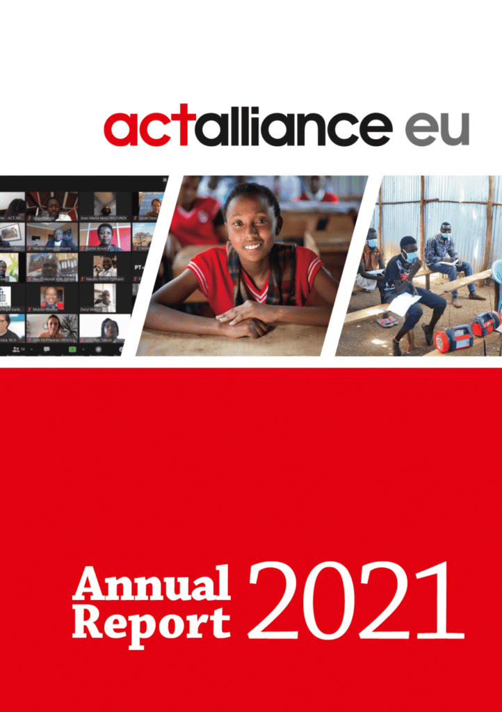 Front page, Annual Report 2021