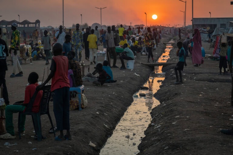 This picture is from Joda, where 500-1000 people are crossing the border from Sudan daily.